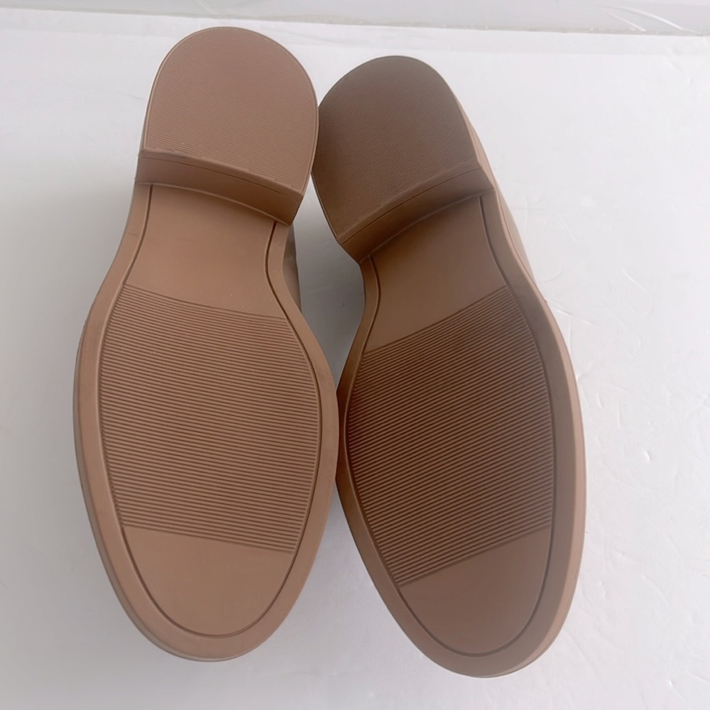 SHOEDAZZLE Women’s Camille Slip-On Loafer Tan Loafers Lug Sole Shoes Size 11 New - Picture 10 of 10